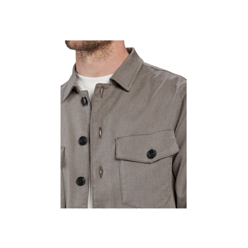 Clipper Domo Overshirt - Grey