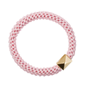 Fat Hair Tie W/Gold - Cotton Candy