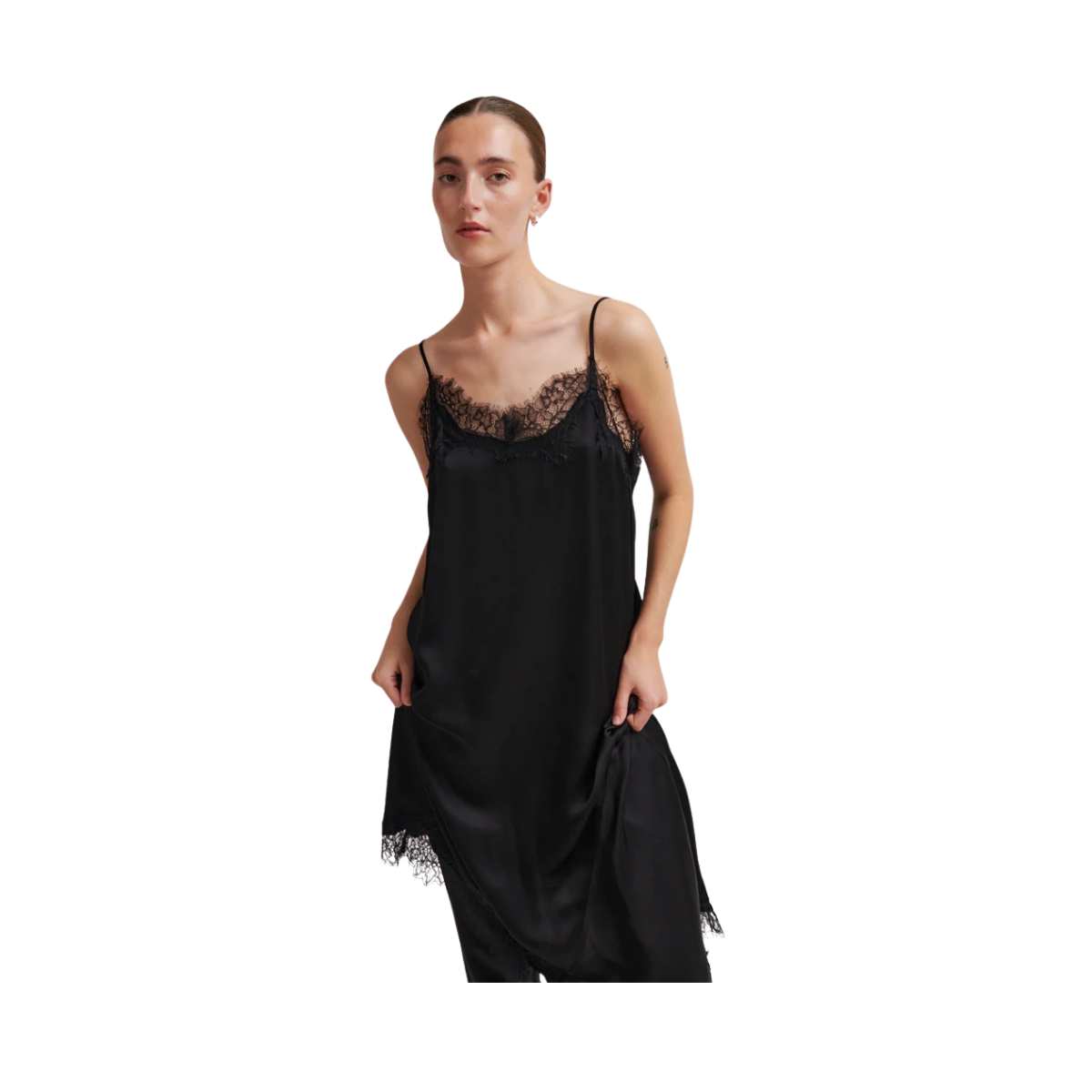 Lacia Strap Dress - 8001 Black