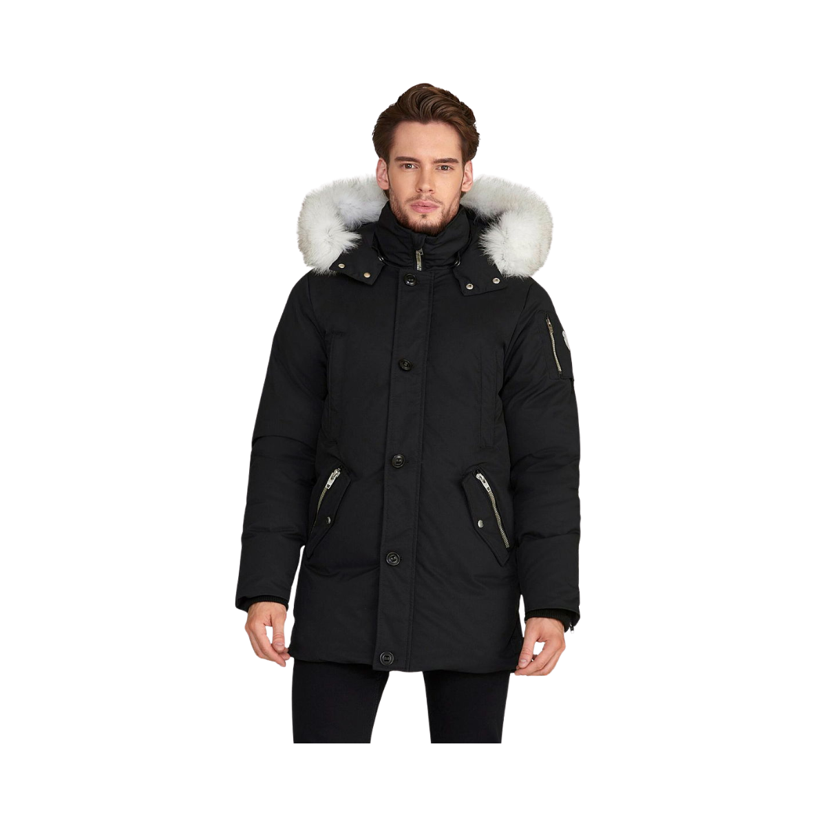 Jaxon Parka - Black/White