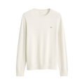 Wool Cotton C-Neck - Cream