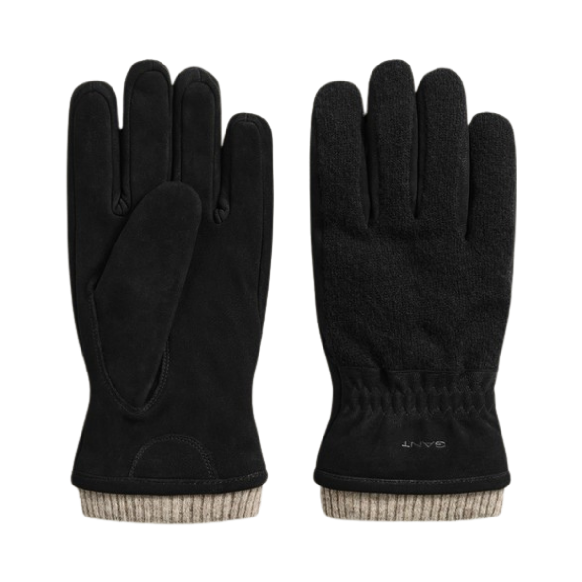 Nubuck Gloves - Black