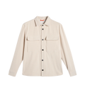 Finnigan Drape Cord Overshirt - Moonbeam