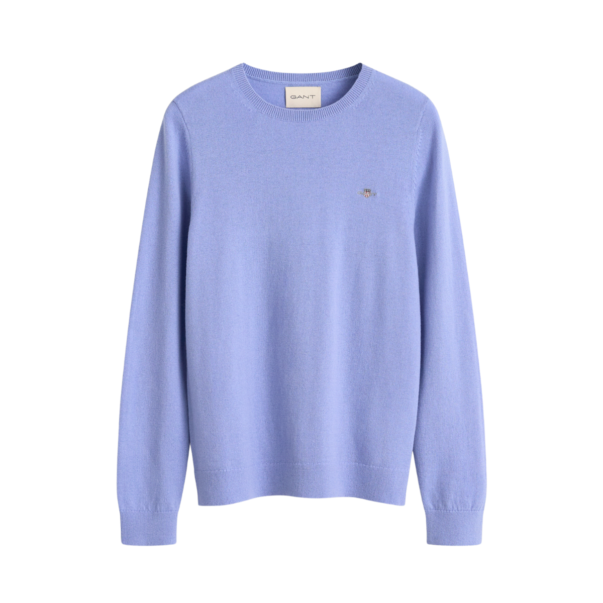 Wool Cotton C-Neck - Misty Lavender