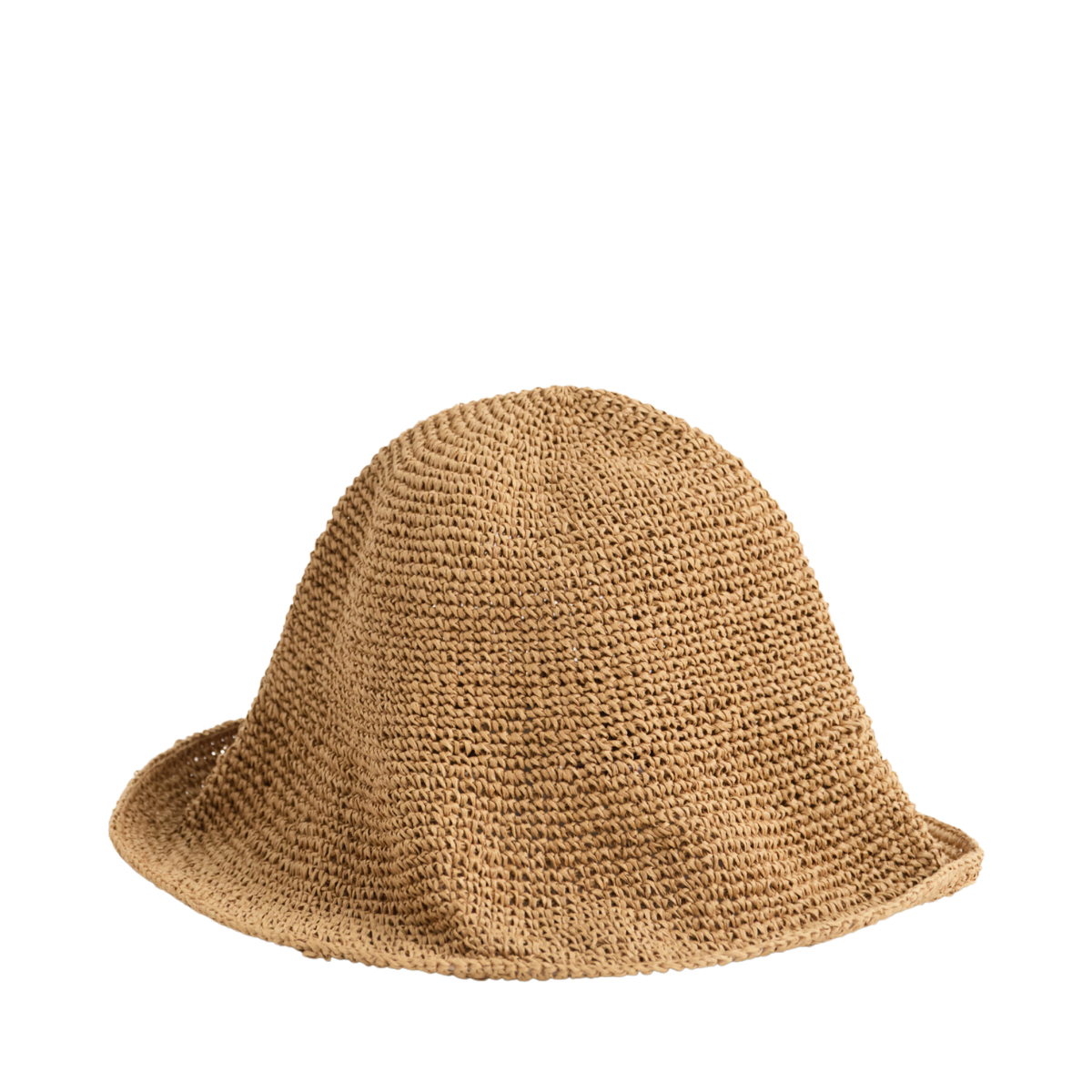 Straw Hat - Caramel Beige