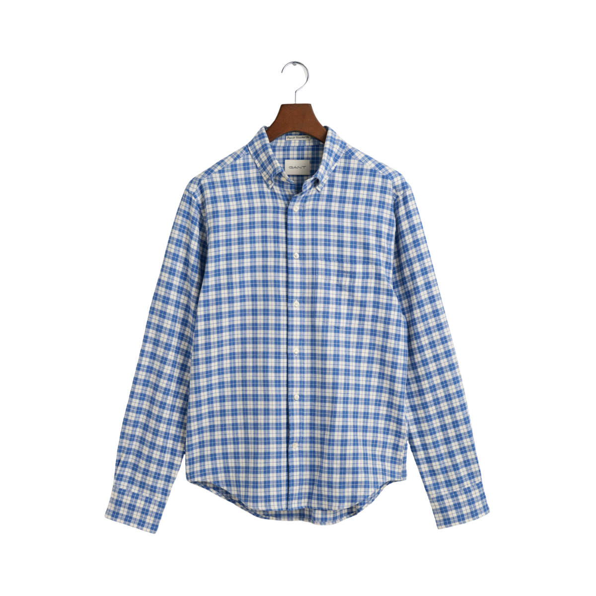 Regular Fit Checked Flannel Shirt - Blue