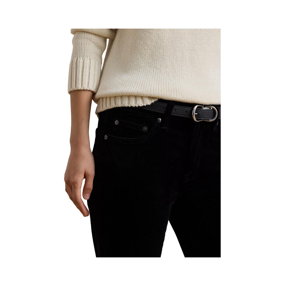 Midrise 5 Pocket - Polo Black