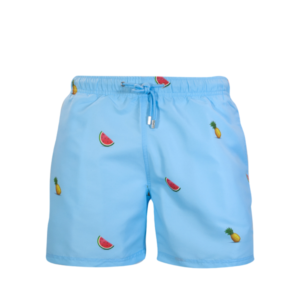 Swim Shorts -  Pineapple/Watermelon - Blue