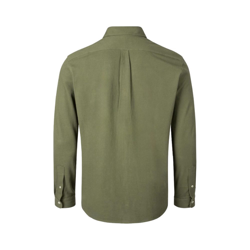 Featherweight Mesh Oxford Shirt - Green