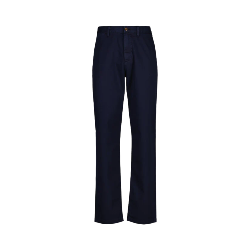 Reg. Dobby Structure Chinos - 433 Evening Blue