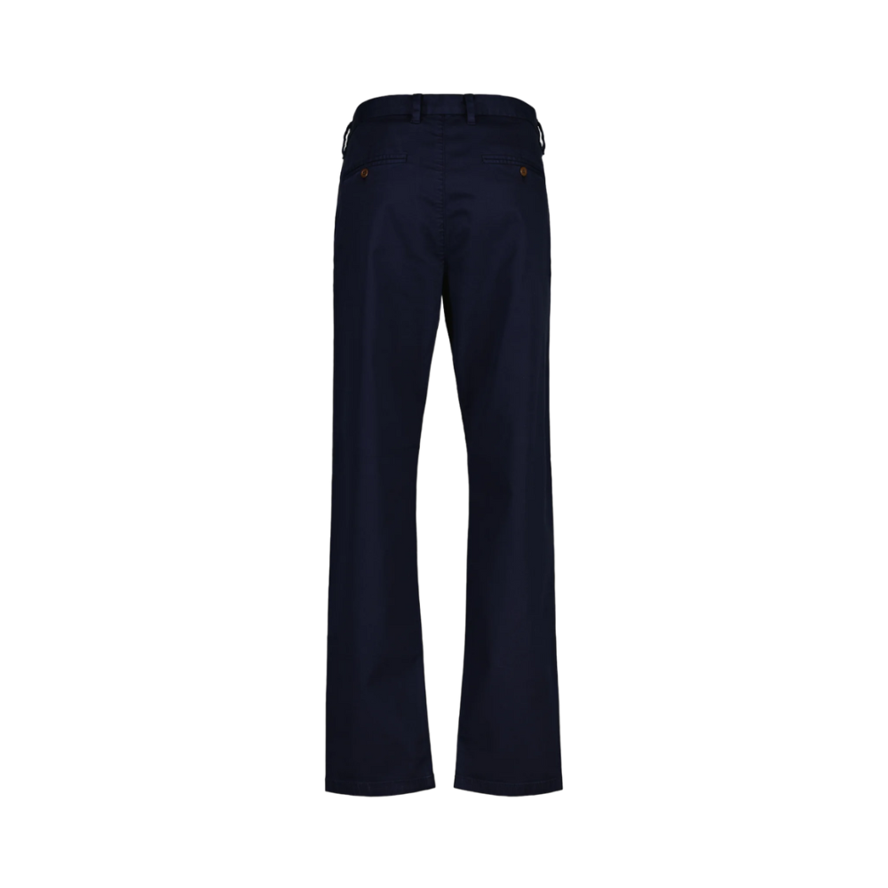 Reg. Dobby Structure Chinos - 433 Evening Blue