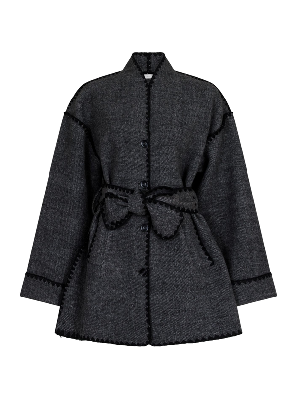 Frenchie Wool Jacket - 100 Black