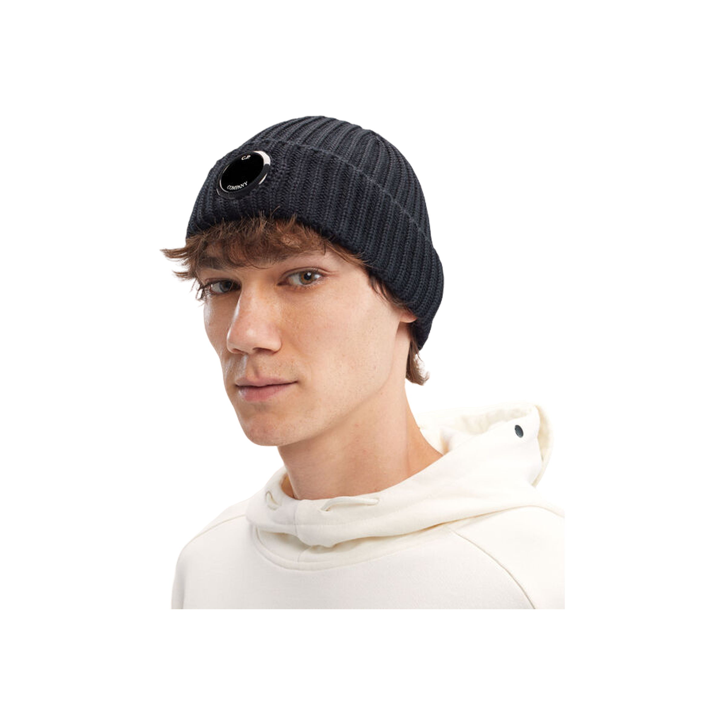 Extra Fine Merino Wool Beanie - Navy