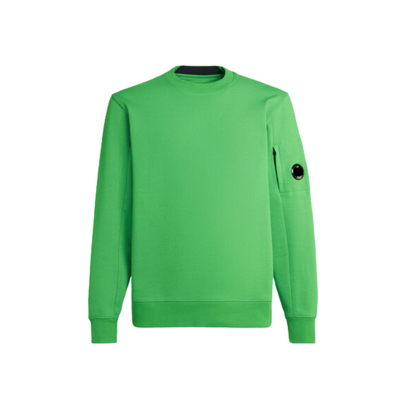 Diagonal Raised Fleece Sweatshirt - Green