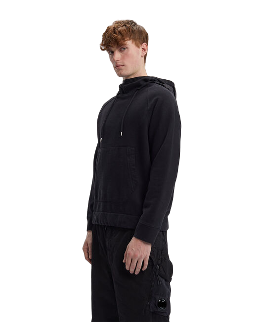 Diagonal Fleece 2/1 Goggle Hoodie - Black