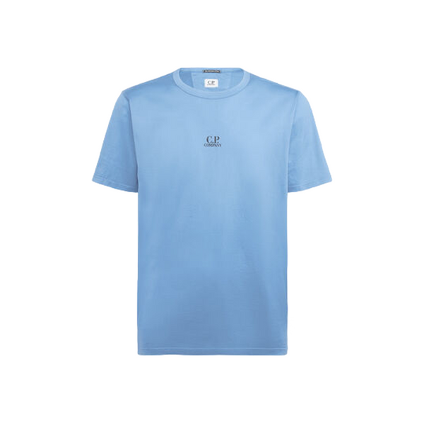 Mercerized Light Jersey 70/2 T-shirt - Blue