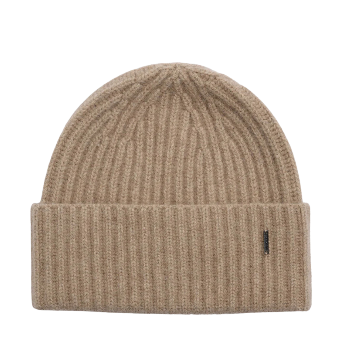 Alba Cashmere Beanie - Dark Beige