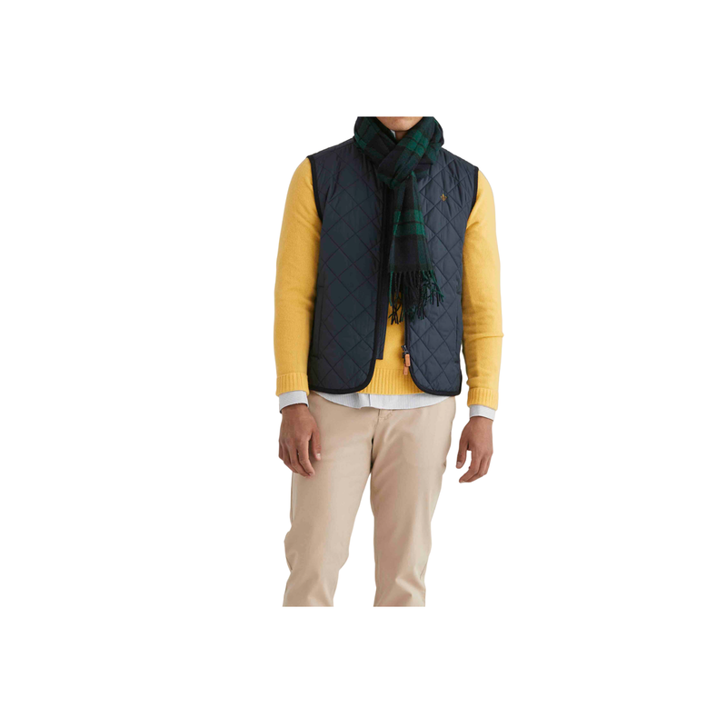 Teddy Quilted Vest - Blue