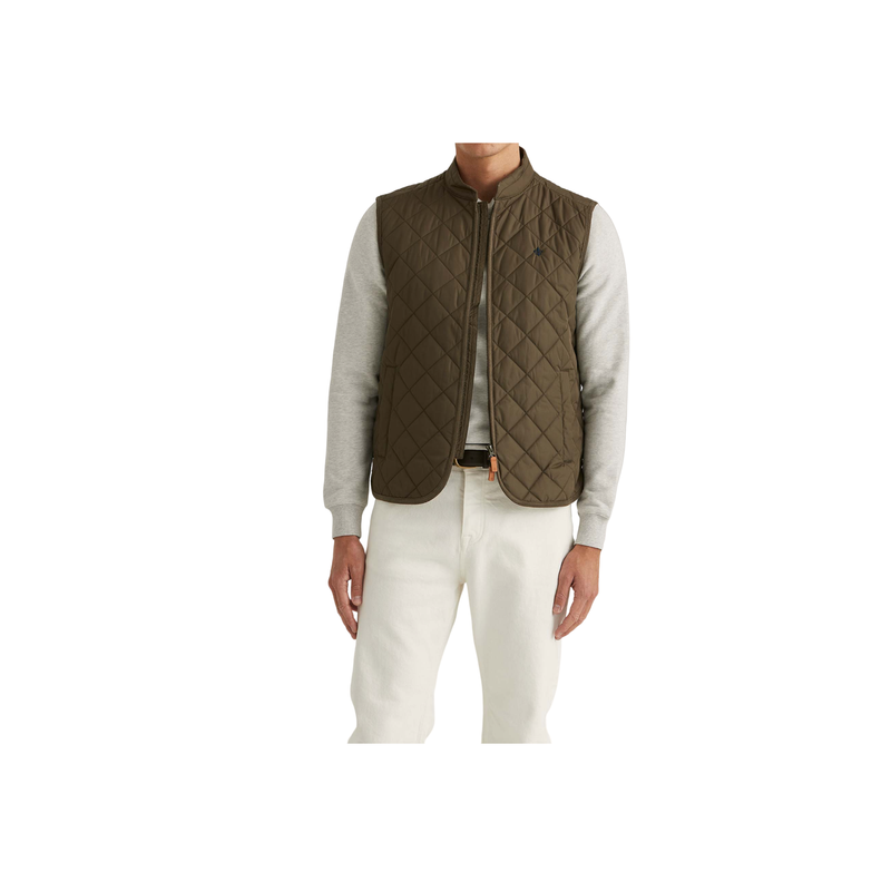 Teddy Quilted Vest - Green