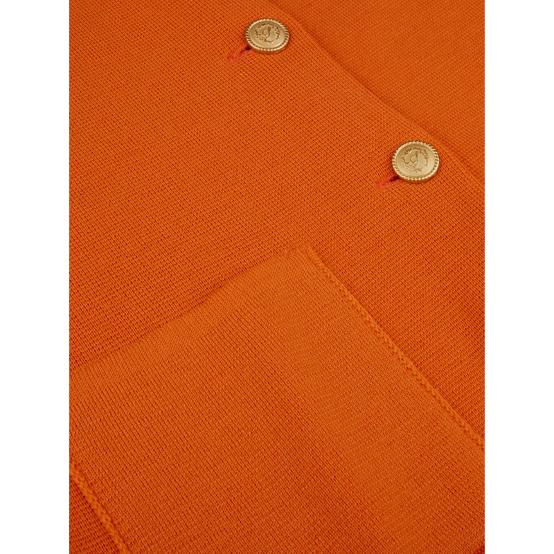Stina Knit Cardigan - Orange