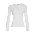 Vendela Rachelle V Pullover - White