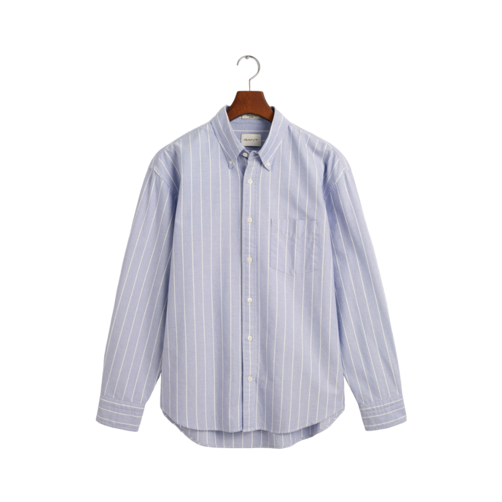 Heritage Oxford Stripe Shirt - Blue