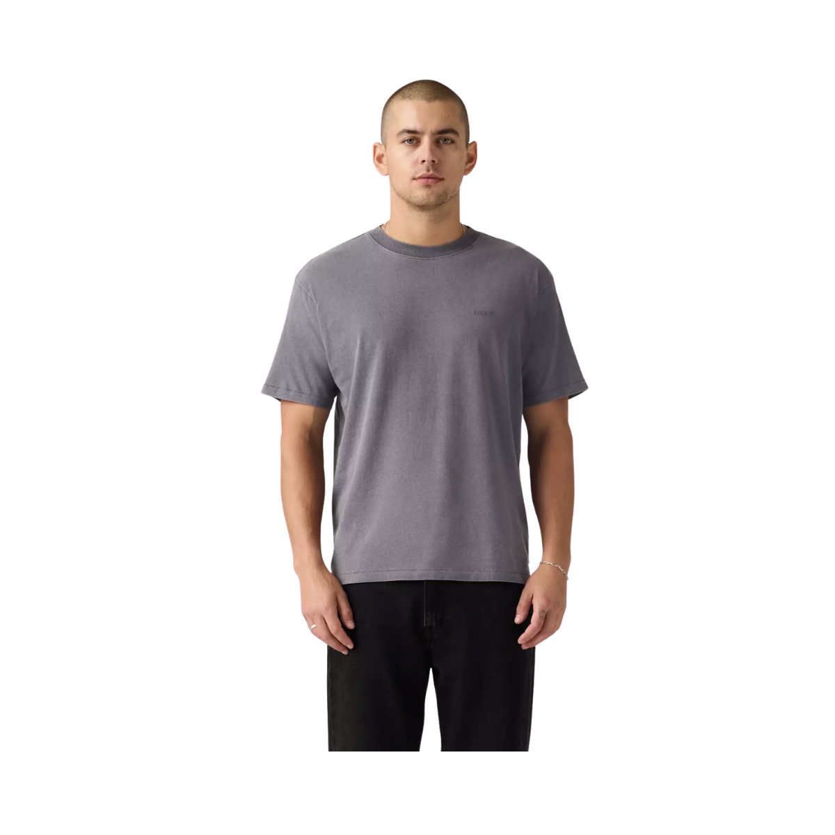 Red Tab Vintage Tee - Post Grunge Wash Smoked Pearl