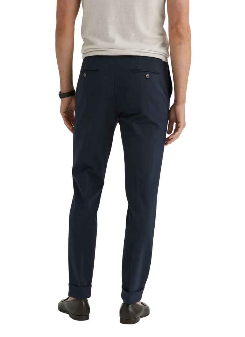 Jack Soft Suit Trousers - Navy