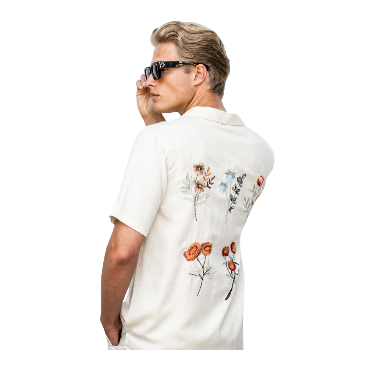Hector Emb Shirt - Offwhite