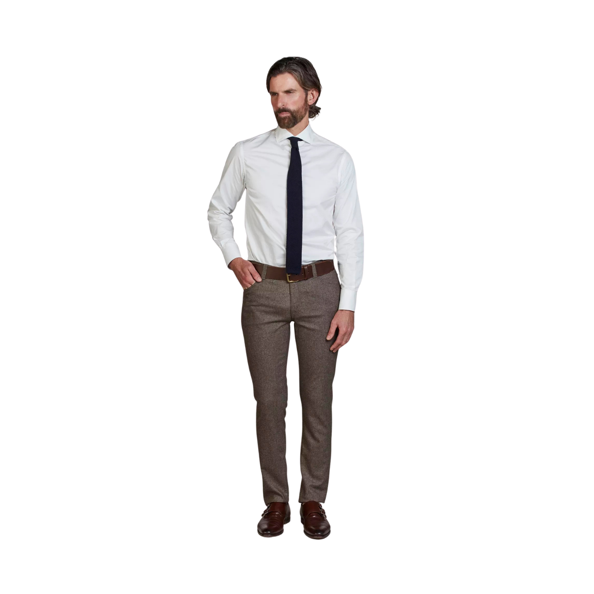 5-Pkt Merano Cashmere Blend - Brown