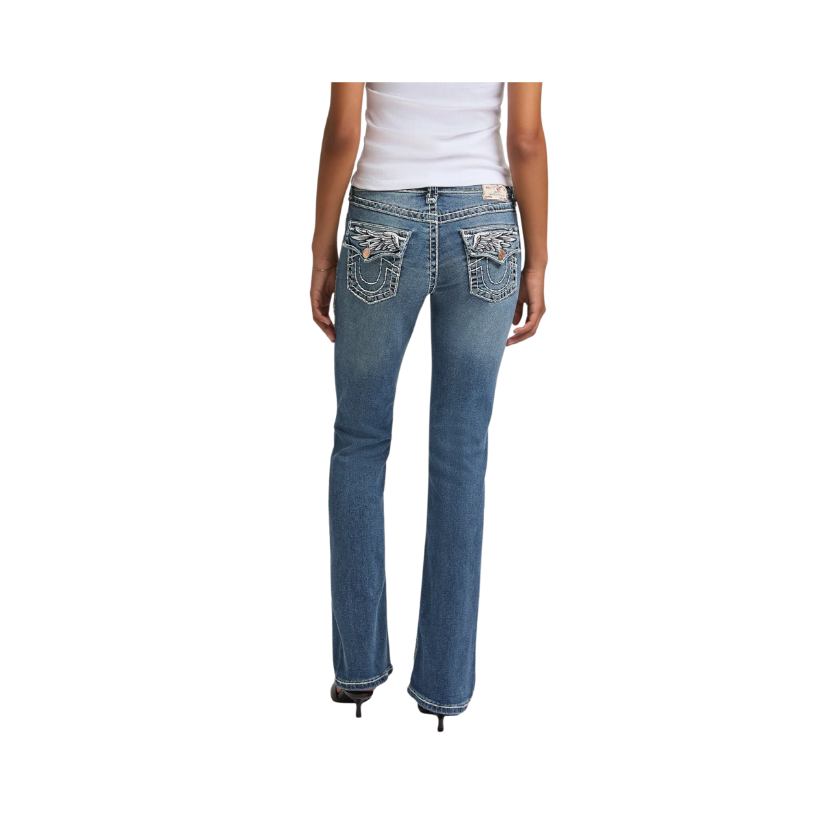 Wing Becca Mid Rise Bootcut Super T Flap - Sugar Lace