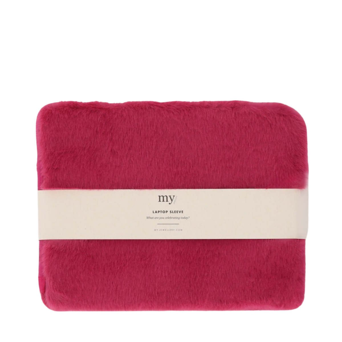 Laptop Sleeve Fur Pink - 800 Pink