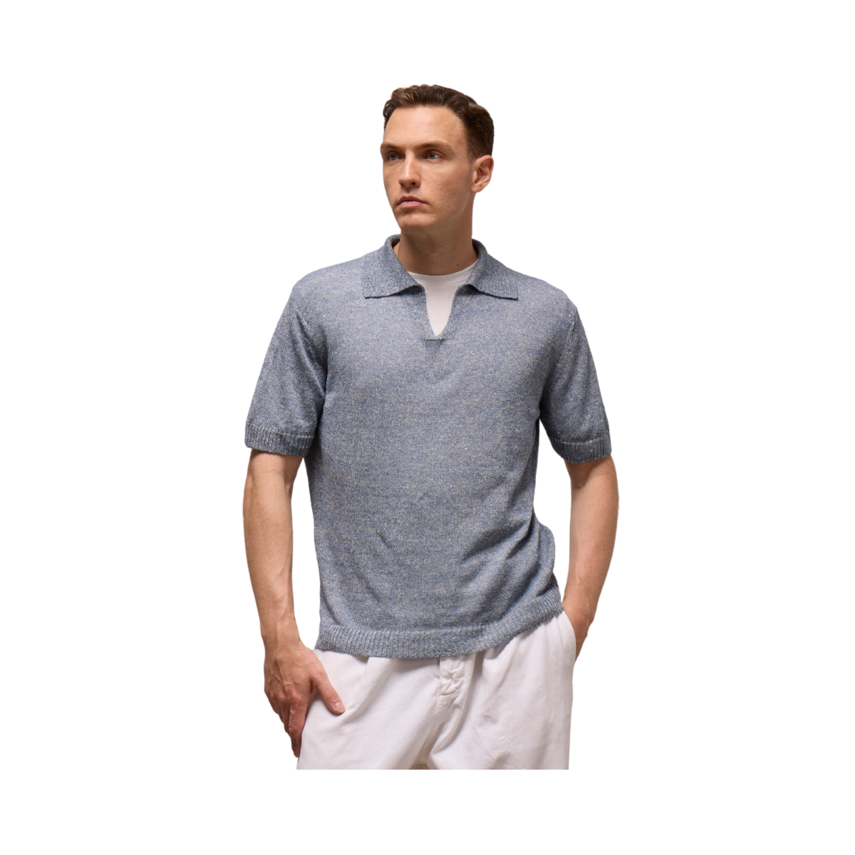 Polo Corta Cotone Muline - Onda