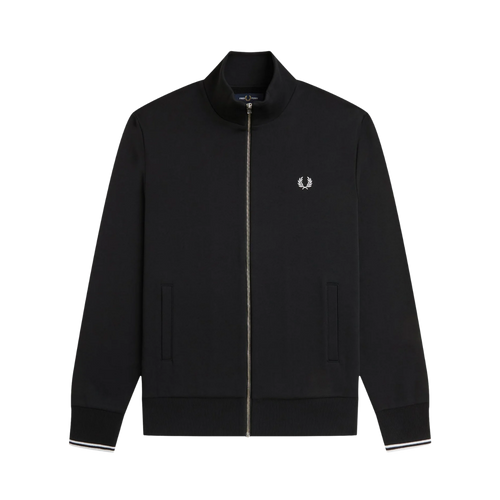 Fred Perry ZIP SWEATSHIRT - BLACK