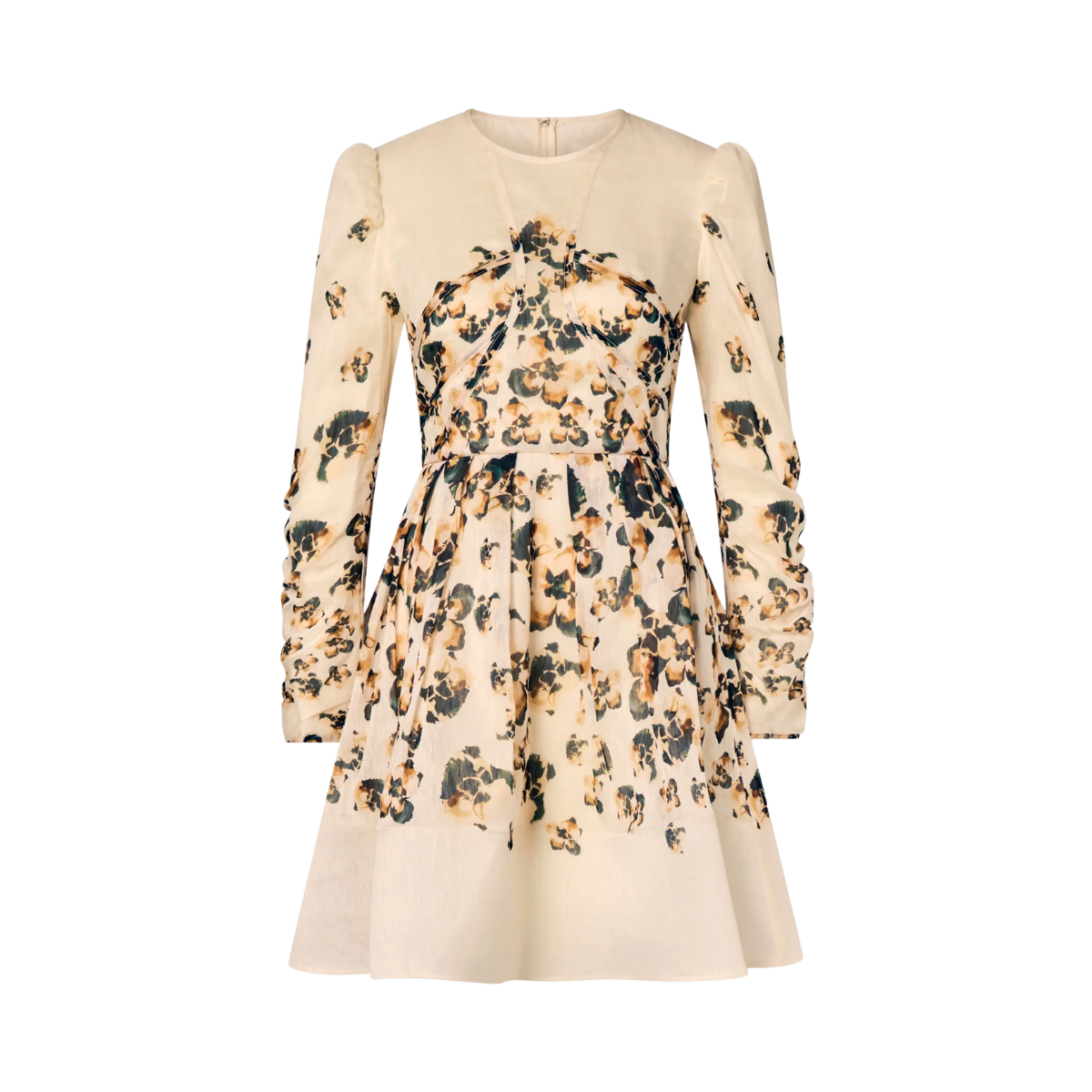 Leoni Silk Mini Dress - Blooms
