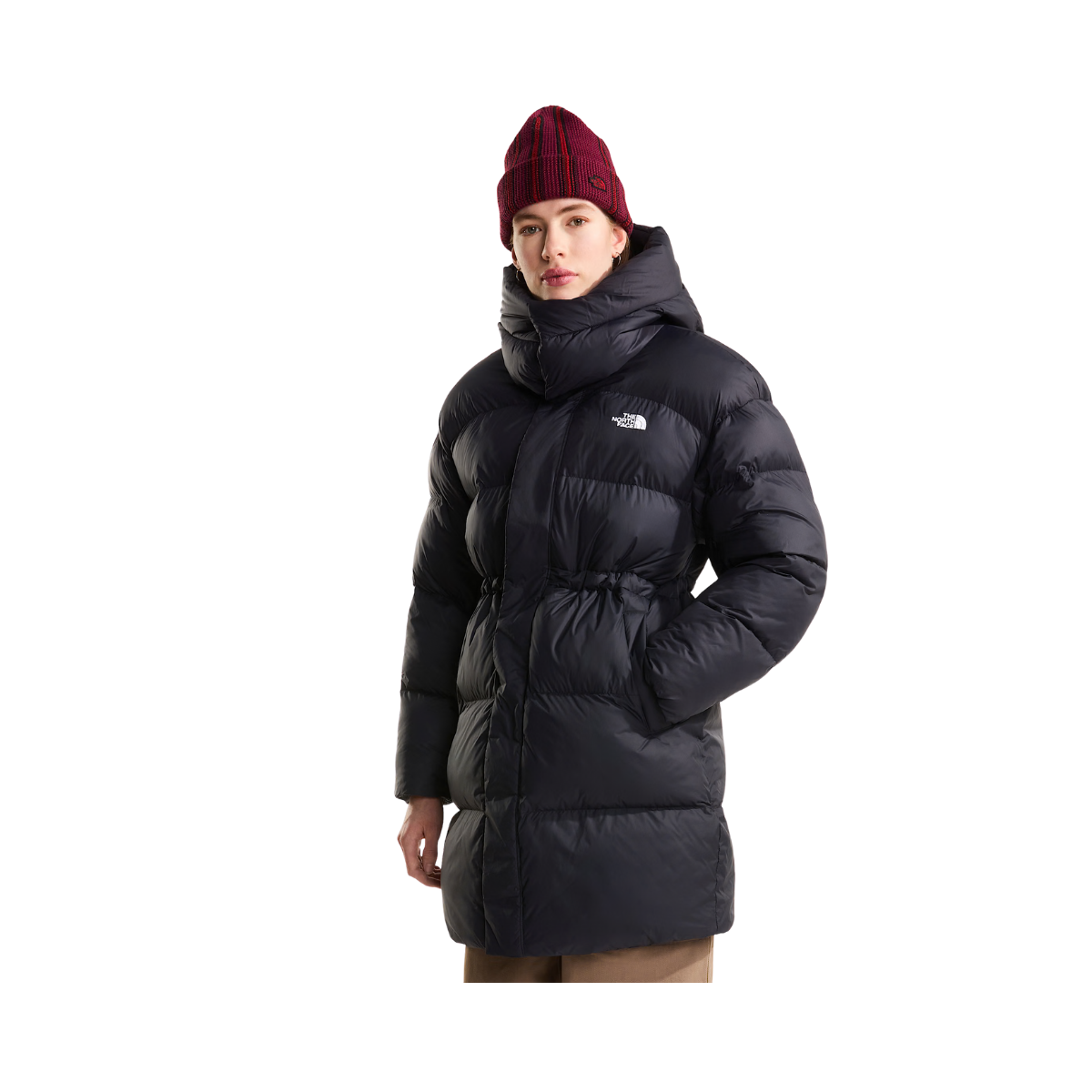 W Puffer Oversized Parka - Black