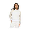 Cropped Varsity LS Tee - Ecru/Khaki