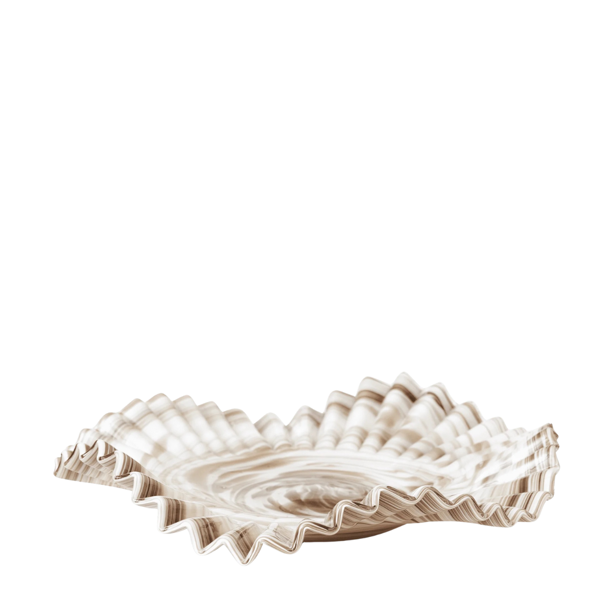 Organza Skål - Brown