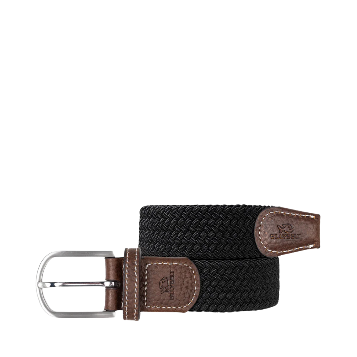 WOVEN ELASTIC BELT - Black Licorice