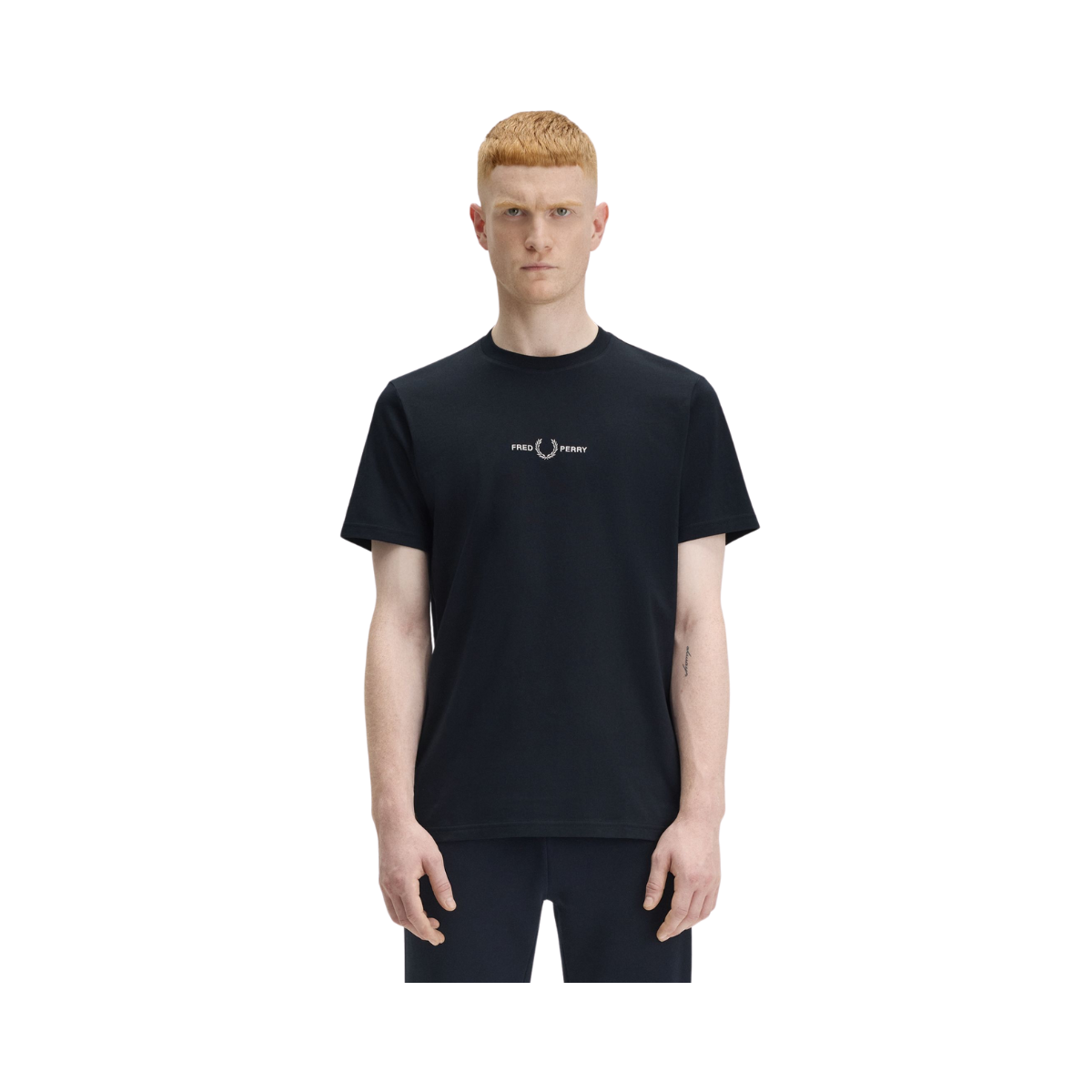 EMBROIDERED T-SHIRT - Navy