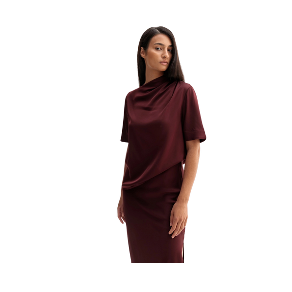 Lima Tee - Burgundy