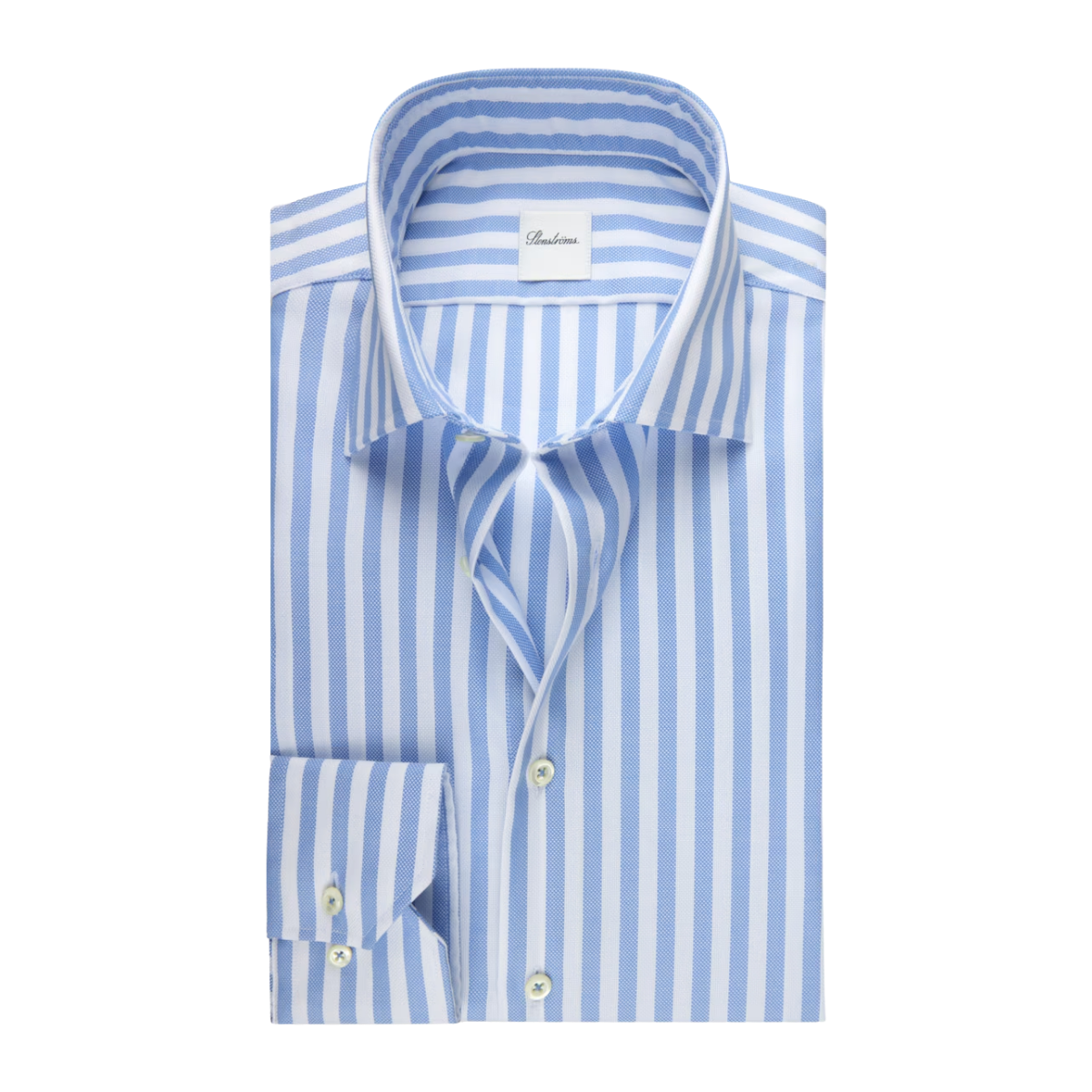 Regular C75 RM cuff - Light blue stripe