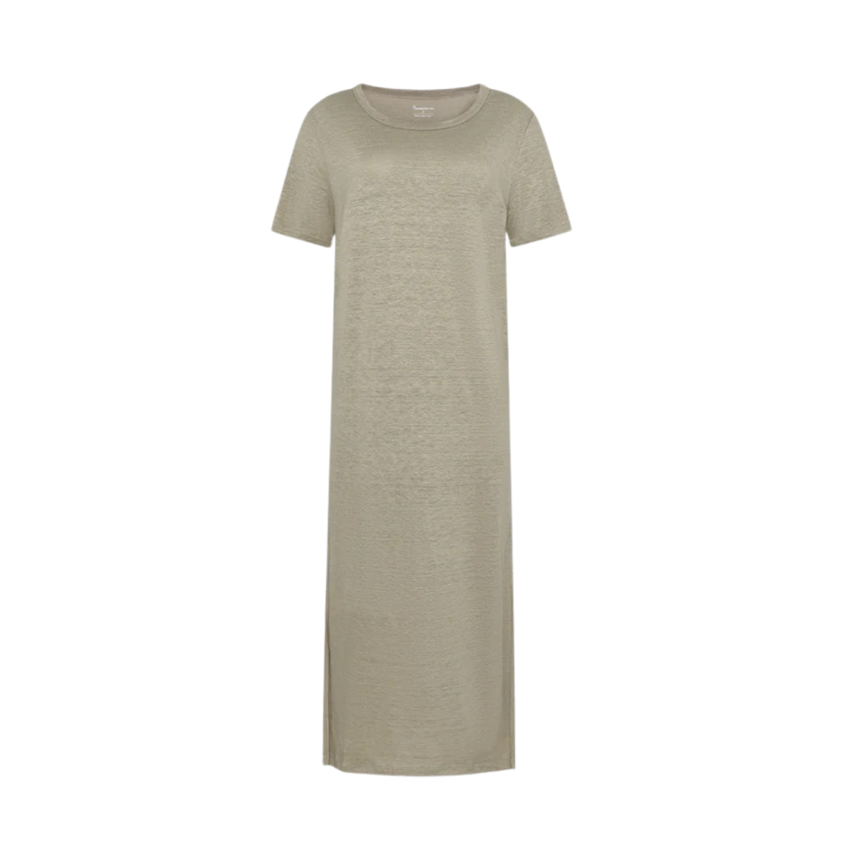 Linen T-Shirt Dress - Twill