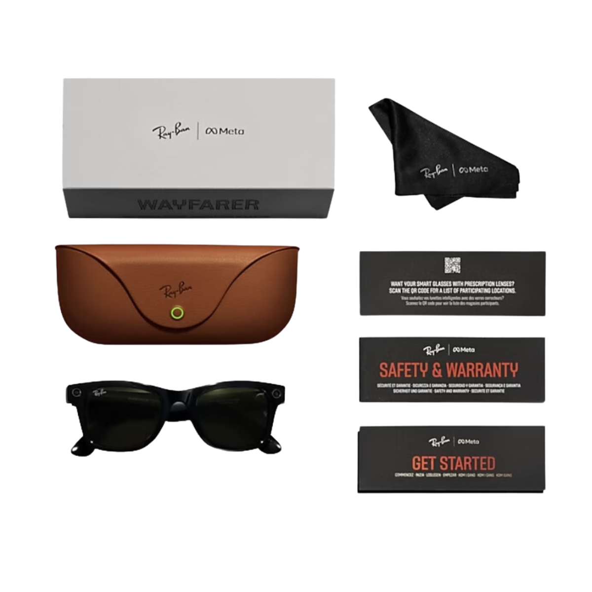 Meta Wayfarer - 601/71 Shiny Black