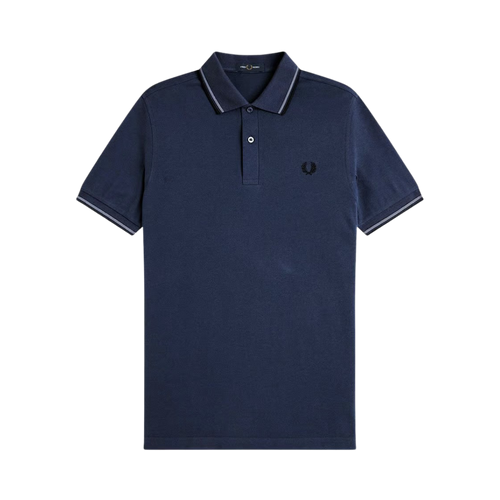 Fred Perry TWIN TIPPED FP SHIRT - DARK AIR