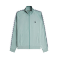 Taped Track Jacket - Silver Blue
