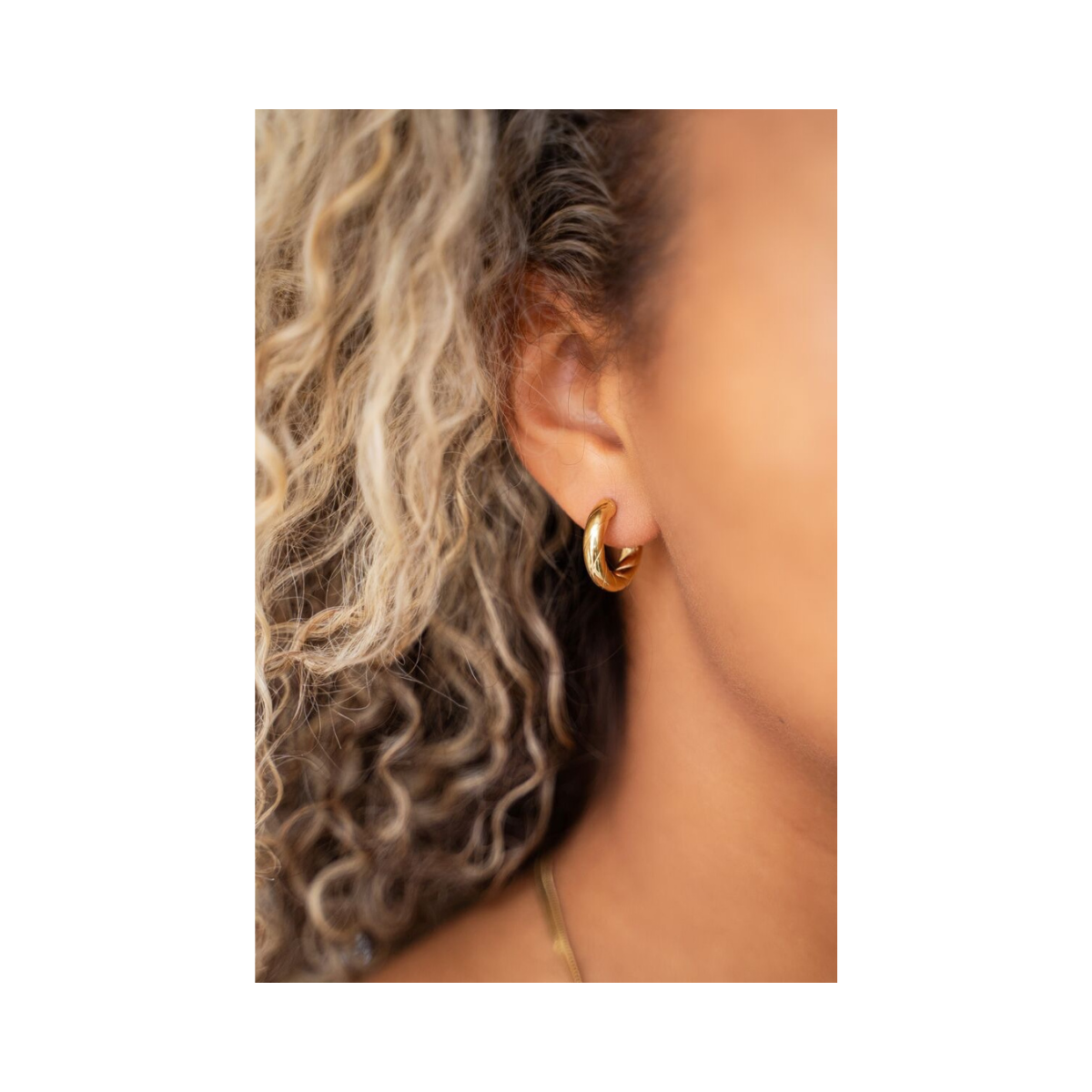 Oorringen open touwpatroon - 1200 Gold