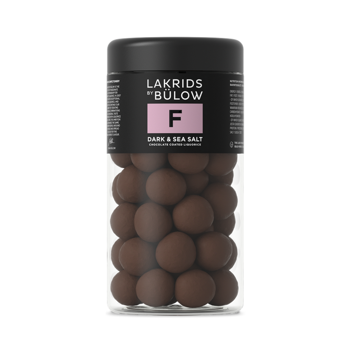 Chocolate Coated Liquorice - F - Dark & Sea Salt