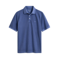 Sunfaded SS Polo - Vintage Blue