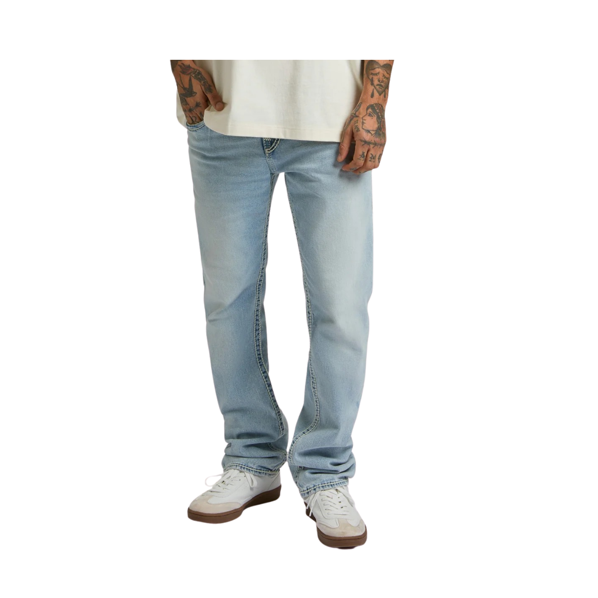 Ricky Sn Flap - JMCL Coastline Ash Light Wash